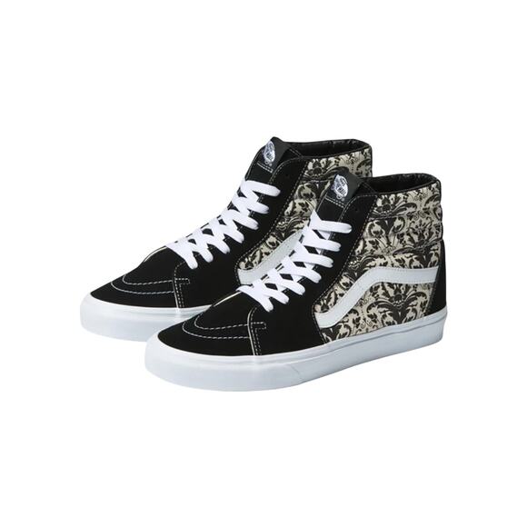 VANS Sk8-Hi Skull Tapestry Black/Bone Classic Men\'s Skate Shoes Size 9.5 NEW main image 8